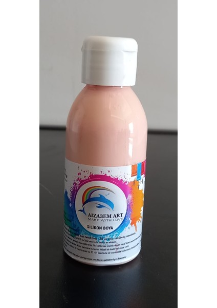 Akrilik Pembe Silikon Boyalı ŞIŞE100ML