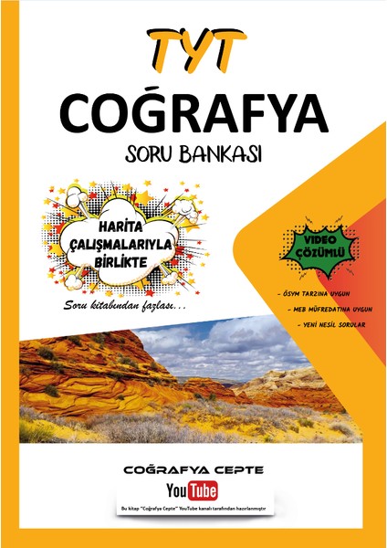 Tyt Coğrafya Soru Bankası Harita Çalışmaları Ekli Coğrafya Cepte