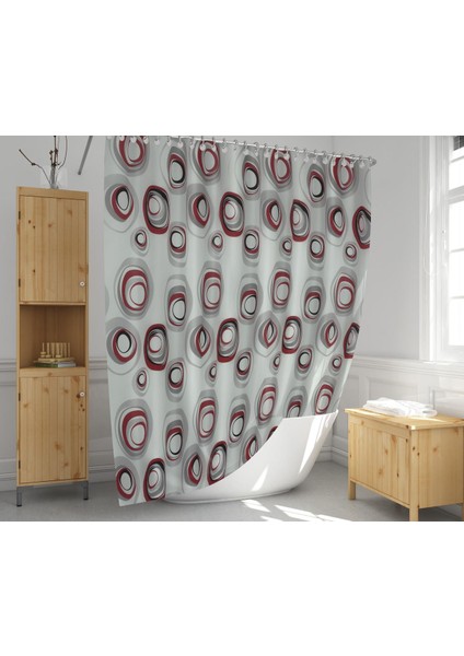 Evdy Banyo Duş Perdesi 4954 Karma Tek Kanat 1X110X200