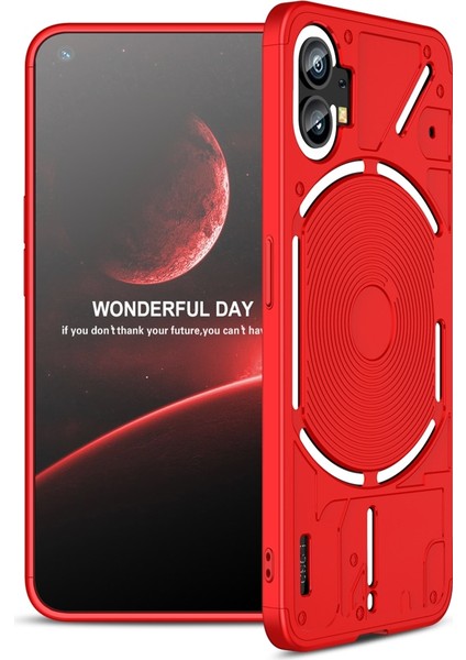 Nothing Telefon 1 Oyma Zırh Anti-Damla Ekleme Renk Sert Pc Koruması Cep Telefonu Kılıfı Kapağı (Yurt Dışından)