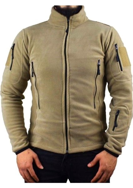 Kum Rengi Taktik Polar Mont 5 Cepli + Türk Bayrağı Peç