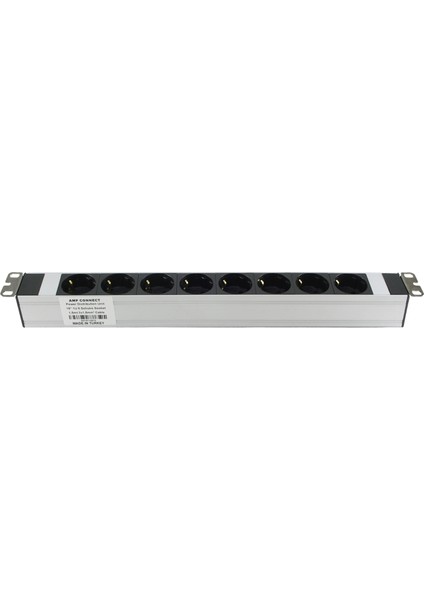 Connect 19" 1u 8'li Şebeke Prizli Pdu fiyatları
