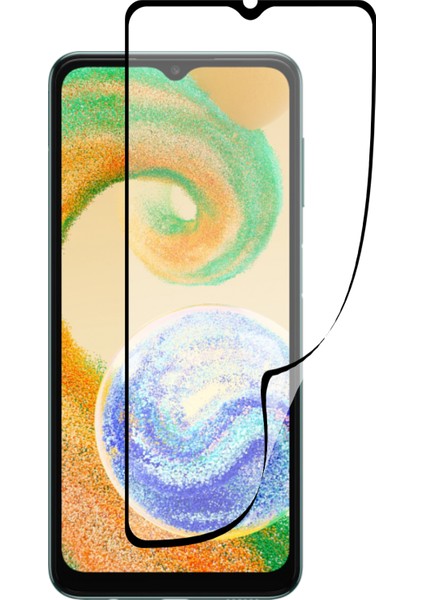 Samsung Galaxy A04S Tam Kaplayan Fiber Nano Ekran Koruyucu Cam
