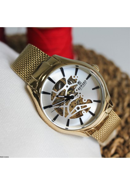 RWA143094 Vıp Otomatik Gold Çelik Erkek Kol Saati