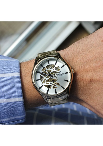 RWA143094 Vıp Otomatik Gold Çelik Erkek Kol Saati modelleri