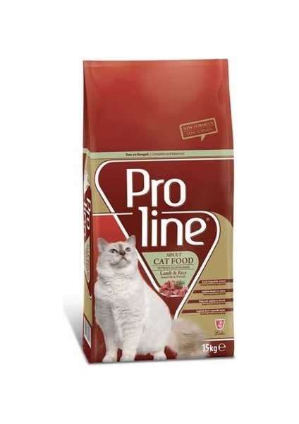 Proline Kuzu Etli Yetişkin Kedi Maması 15 kg