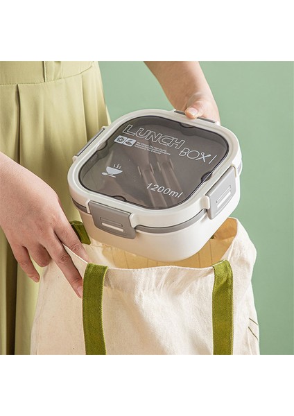 1700 ml Sızdırmaz, 4 Bölmeli Bento Tarzı Öğle Yemeği Kutusu Ankastre Gereç Seti, Pembe (Yurt Dışından) fırsatları