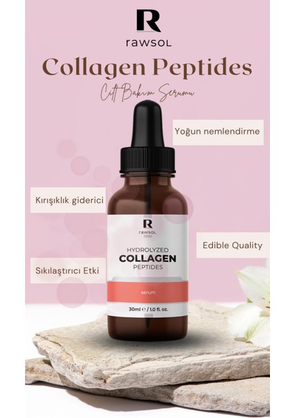 Hydrolyzed Collagen Peptides Cilt Bakım Serumu 30 ml