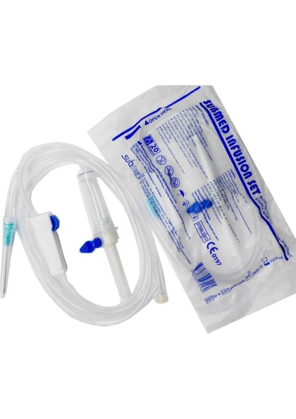Serum Seti 21G Yeşil - Y Portlu - 10 Adet