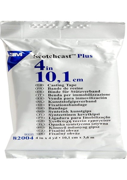 Sentetik Alçılı Sargı 7,5 cm x 3,6 M Scotchcast Ref: 82004 - 4" - 3 Adet