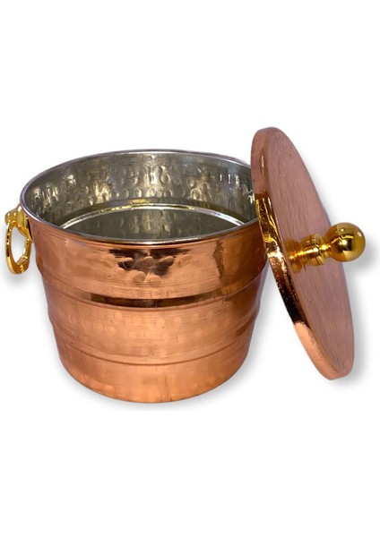 Kapaklı Bakır Buz Kovası modelleri