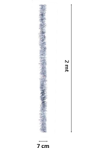 Parti Boyun Simi, 7 cm x 2 mt - Gümüş fiyatları