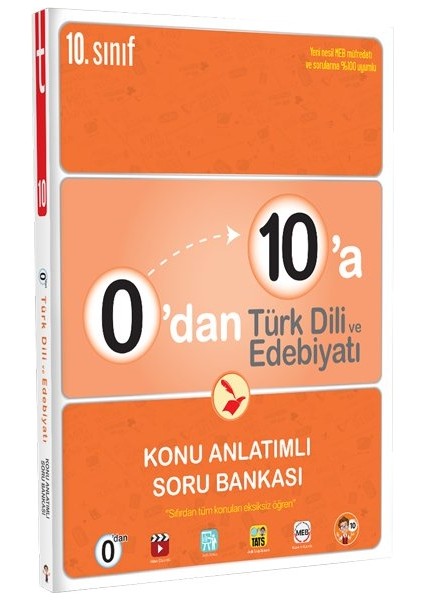 10. Sınıf 0'dan 10'a Türk Dili ve Edebiyatı Konu Anlatımlı Soru B