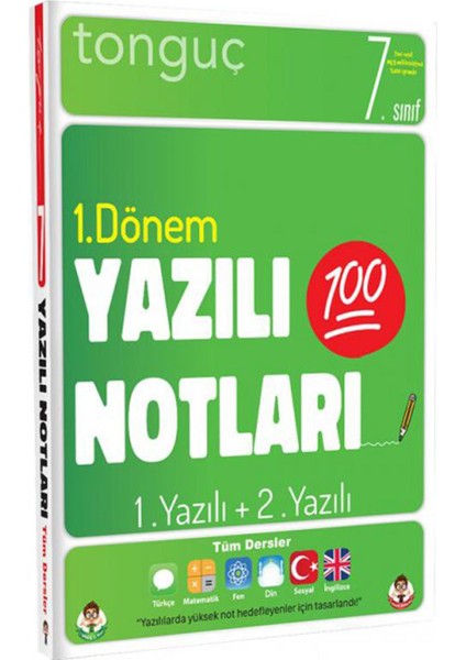 7. Sınıf Yazılı Notları 1. Dönem 1 ve 2. Yazılı