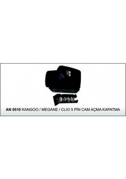 Cam Açma Kapama Anahtari AN0510/S 5 Pin Renault Megane-Kango-Clio