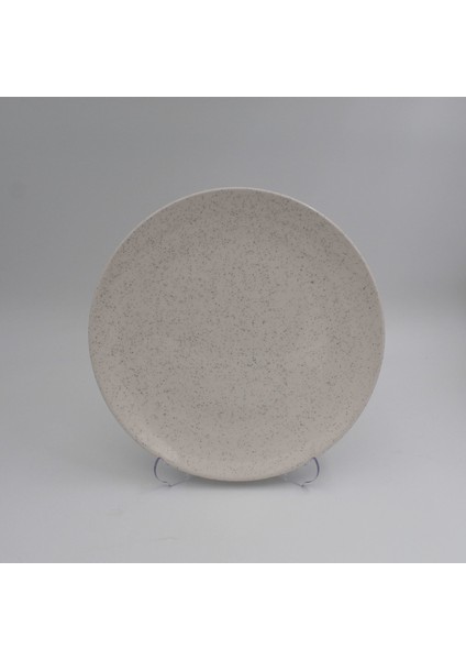 Arna 25 cm Seramik Servis Tabağı 6 Adet -Simli