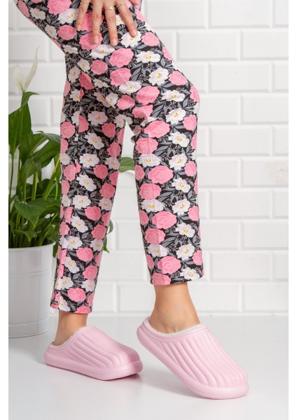 Flora Kapalı Içi Yünlü Unisex Ev Terliği Kışlık Terlik fiyatları