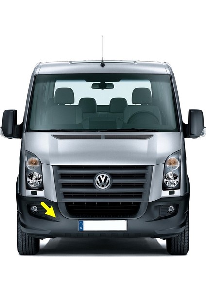 Vw Volkswagen Crafter 2006-2016 Ön Tampon Çeki Çekme Demiri Kapağı 2E0853293