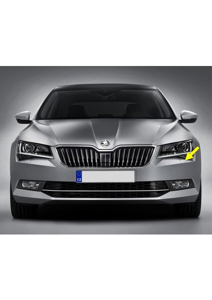 Skoda Superb Mk3 2015-2019 Ön Tampon Sol Far Yıkama Motoru Pompası Jeti Kapağı Kapak 3V0955109 fırsatları