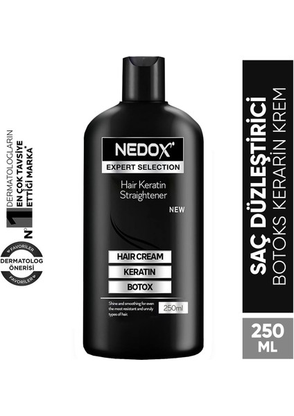 Saç Düzleştirici, Şekillendirici Keratin Botoks Krem 250 Ml