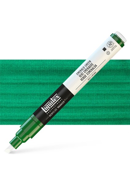 : Professional Akrilik Markör : Ince Uç (2 Mm) : Emerald Green 450