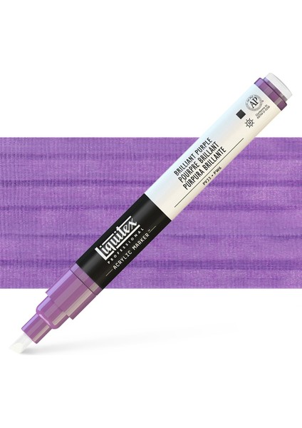 : Professional Akrilik Markör : Ince Uç (2 Mm) : Brilliant Purple 590