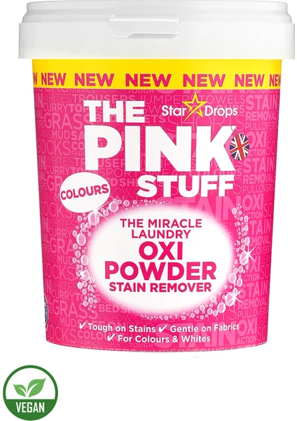 The Pink Stuff Mucizevi Oxi Toz Leke Çıkarıcı Renkliler 1 kg