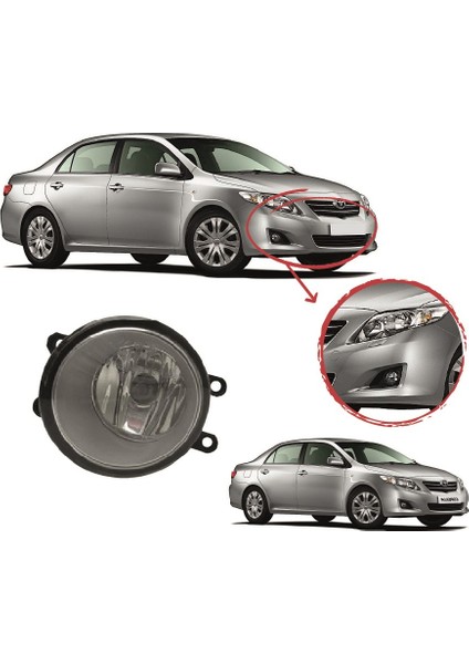 Toyota Corolla 2007-2011 Sağ Sol Sis Lambası Takım fiyatları