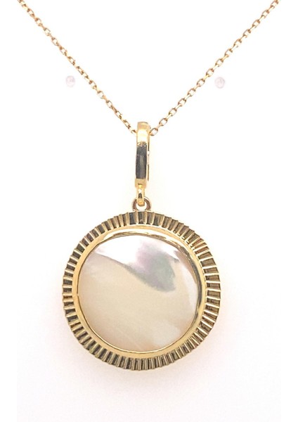BIRINCI1926 925 Ayar Gümüş Mother Of Pearl Vintage Sedef Bayan Kolye fiyatları