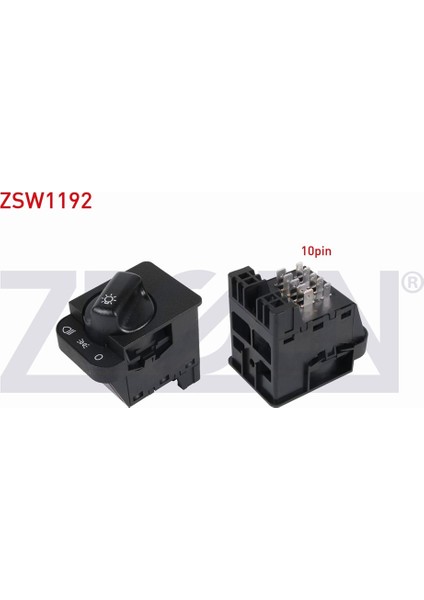 Opel Corsa B - Vectra A - Astra F - Combo B - Tıgra A 1988-2001 Far Anahtarı 10 Pin 1241319