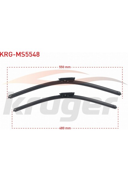 Dacıa Duster (Hm) Araç Bazlı Silecek Seti 550-480MM 288905811R|288905401R