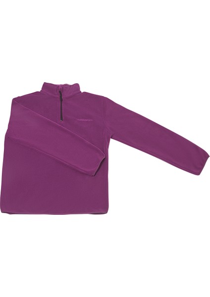 Polarline Çocuk 1/4 Fermuar Sweatshirt Mor