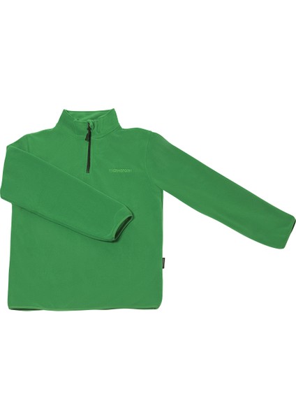 Polarline Çocuk 1/4 Fermuar Sweatshirt Yeşil