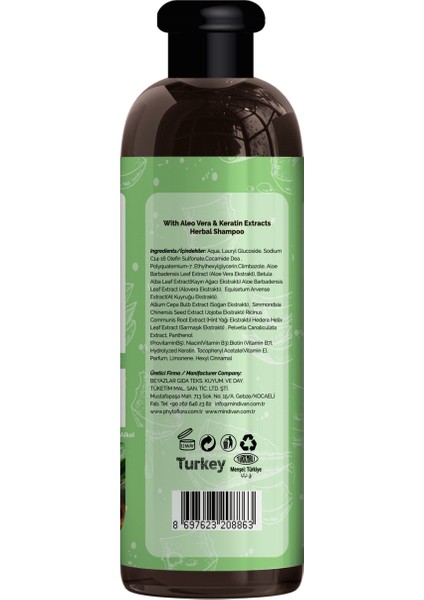 Tuzsuz Kuru Ve Kepekli Saçlara Özel Aloe Vera Ve Keratin Ilaveli Bitkisel Şampuan 400 Ml modelleri