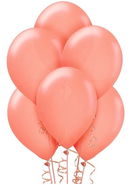 Party Shop Metalik Rose Gold Balon 20 Li
