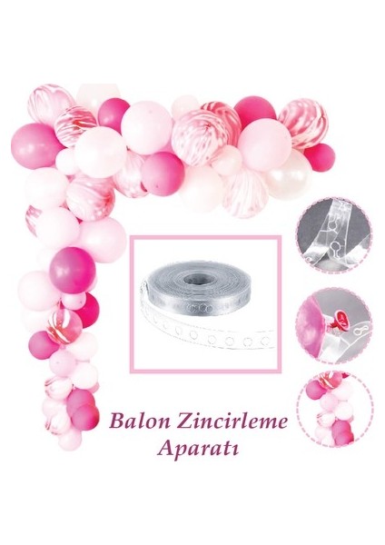 Can Balon Zinciri Aparatı Şeffaf 5 Metre