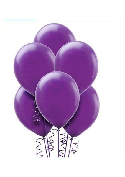 Party Shop Metalik Mor Balon 20´li Paket