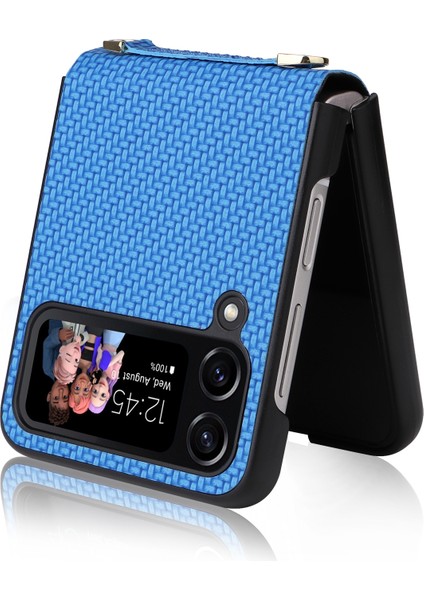 Samsung Galaxy Z Flip4 5g Için Telefon Kılıfı - Mavi (Yurt Dışından)