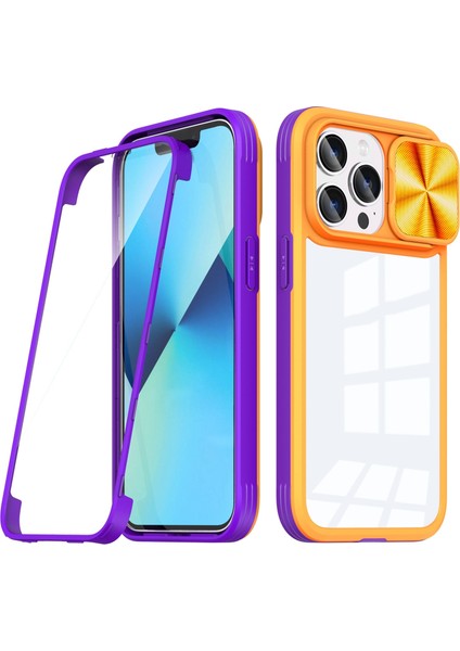 iPhone 13 Pro Için Telefon Kılıfı - Turuncu (Yurt Dışından)
