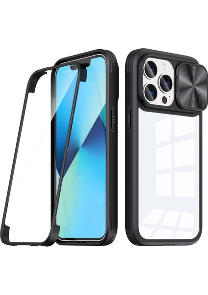 iPhone 13 Pro Için Telefon Kılıfı - Siyah (Yurt Dışından)