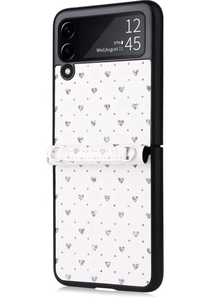Samsung Galaxy Z Flip3 5g Için Telefon Kılıfı - Gümüş (Yurt Dışından)