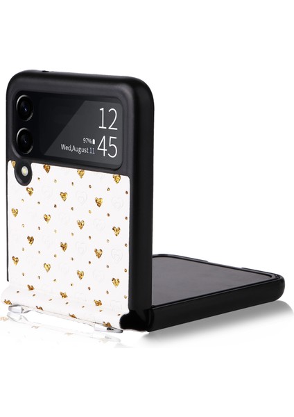 Samsung Galaxy Z Flip3 5g Için Telefon Kılıfı - Altın (Yurt Dışından)