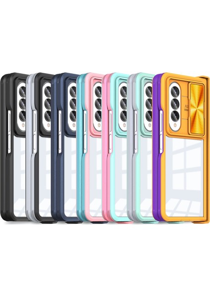 Samsung Galaxy Z Fold4 Için Telefon Kılıfı - Pembe (Yurt Dışından)