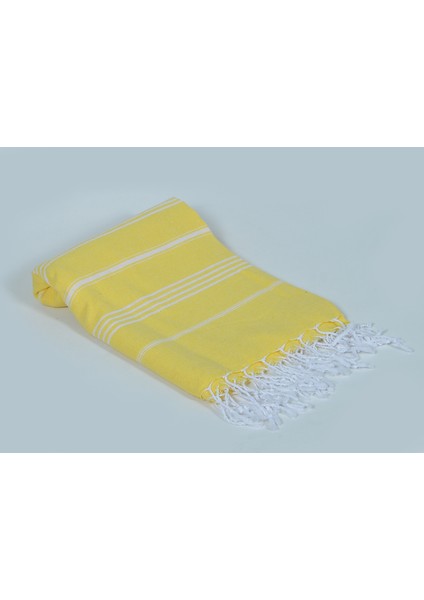 Buldanstore Sultan Peştemal (Sarı) 90*175 cm Banyo Plaj Havlusu %100 Pamuk
