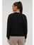 W-SN79 Basıc C Neck Sweat Siyah Kadın Sweatshirt 2