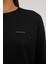 W-SN79 Basıc C Neck Sweat Siyah Kadın Sweatshirt 4