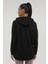 W-CT664 Luna Long Hoodie Siyah Kadin Sweatshirt 2