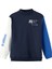 Baskılı Erkek Çocuk Lacivert Sweatshirt Nkmnesım Ls Loose Sweat Bru 2