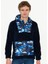 Kapüşon Yaka Lacivert Erkek Sweatshirt Pınot 1