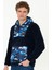 Kapüşon Yaka Lacivert Erkek Sweatshirt Pınot 3